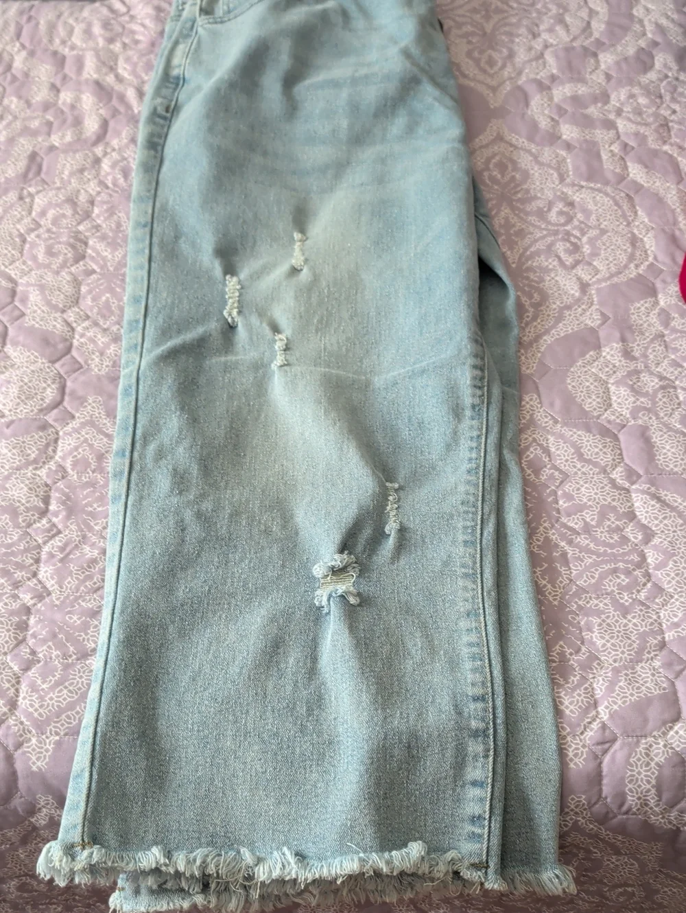 Light Blue Distressed Women’s Jeans